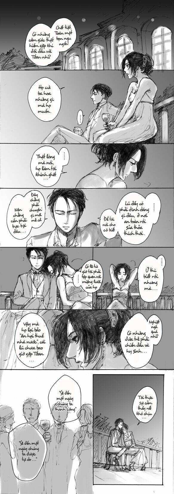 Tấn Công Người Khổng Lồ - Doujinshi Levihan Chương 13 Ảnh 3