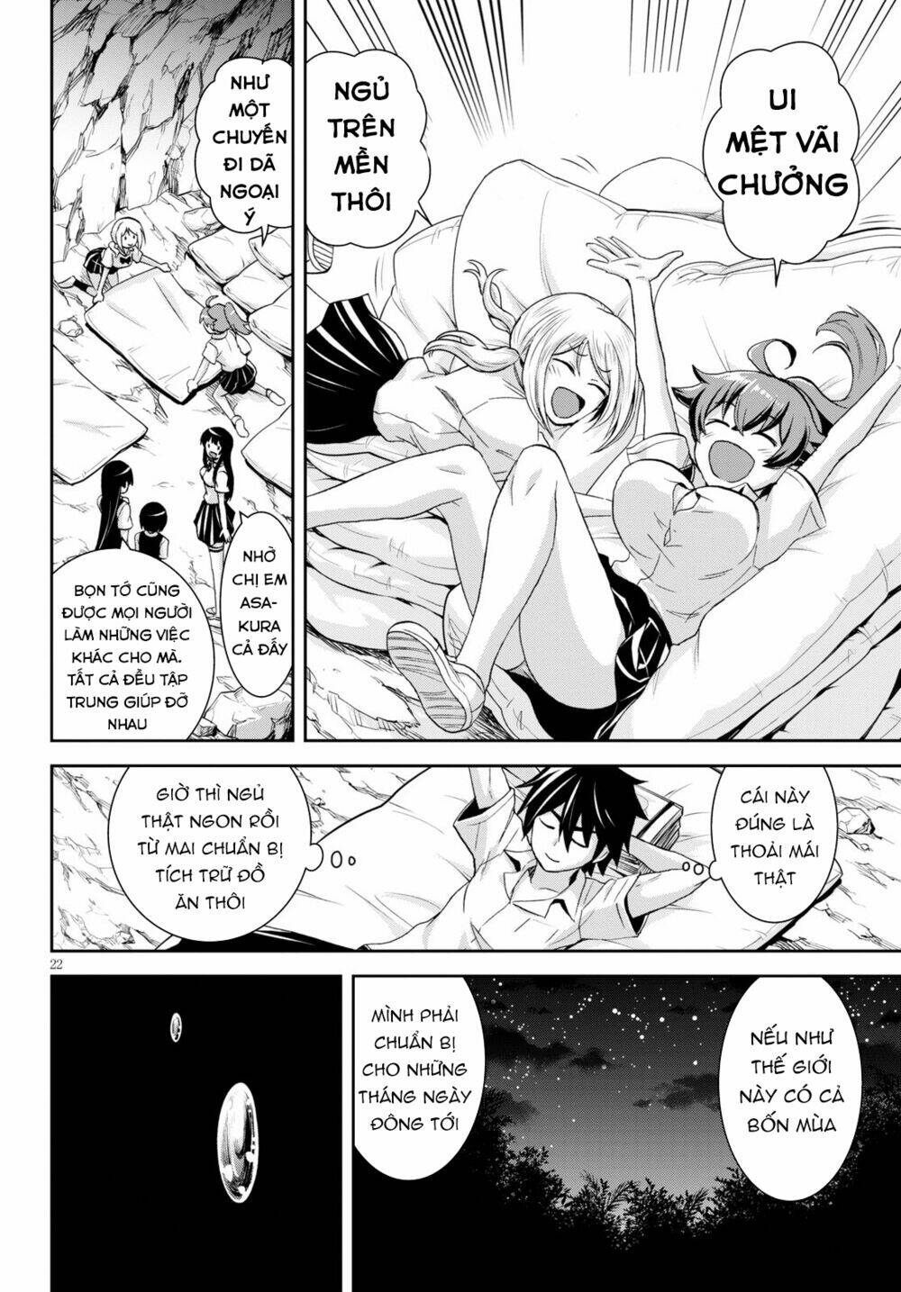 Gakkou No Minna To Isekai No Mujintou Ni Tenishitakedo Ore Dake Rakushou Desu Chương 7 Ảnh 28