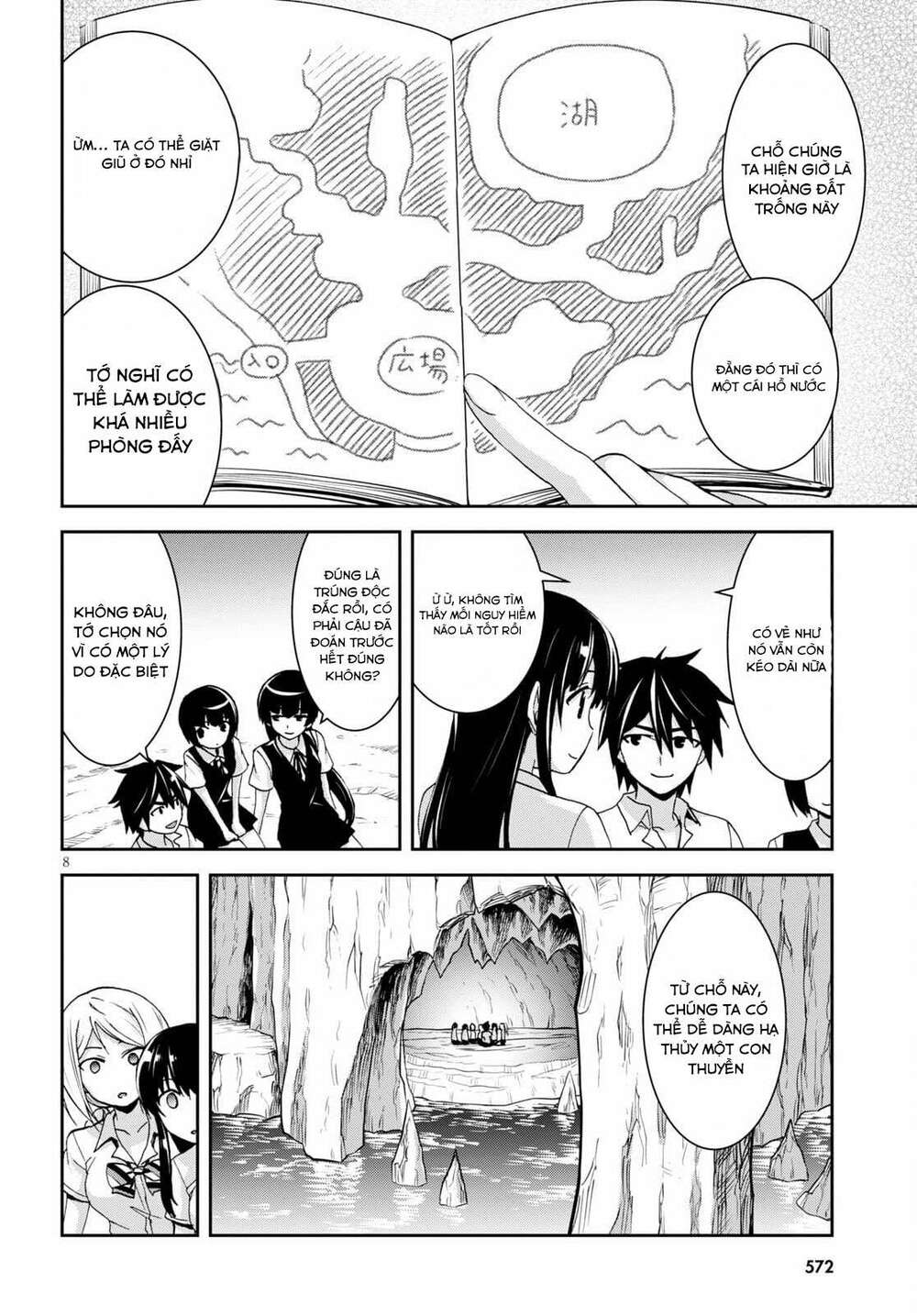 Gakkou No Minna To Isekai No Mujintou Ni Tenishitakedo Ore Dake Rakushou Desu Chương 11 Ảnh 11