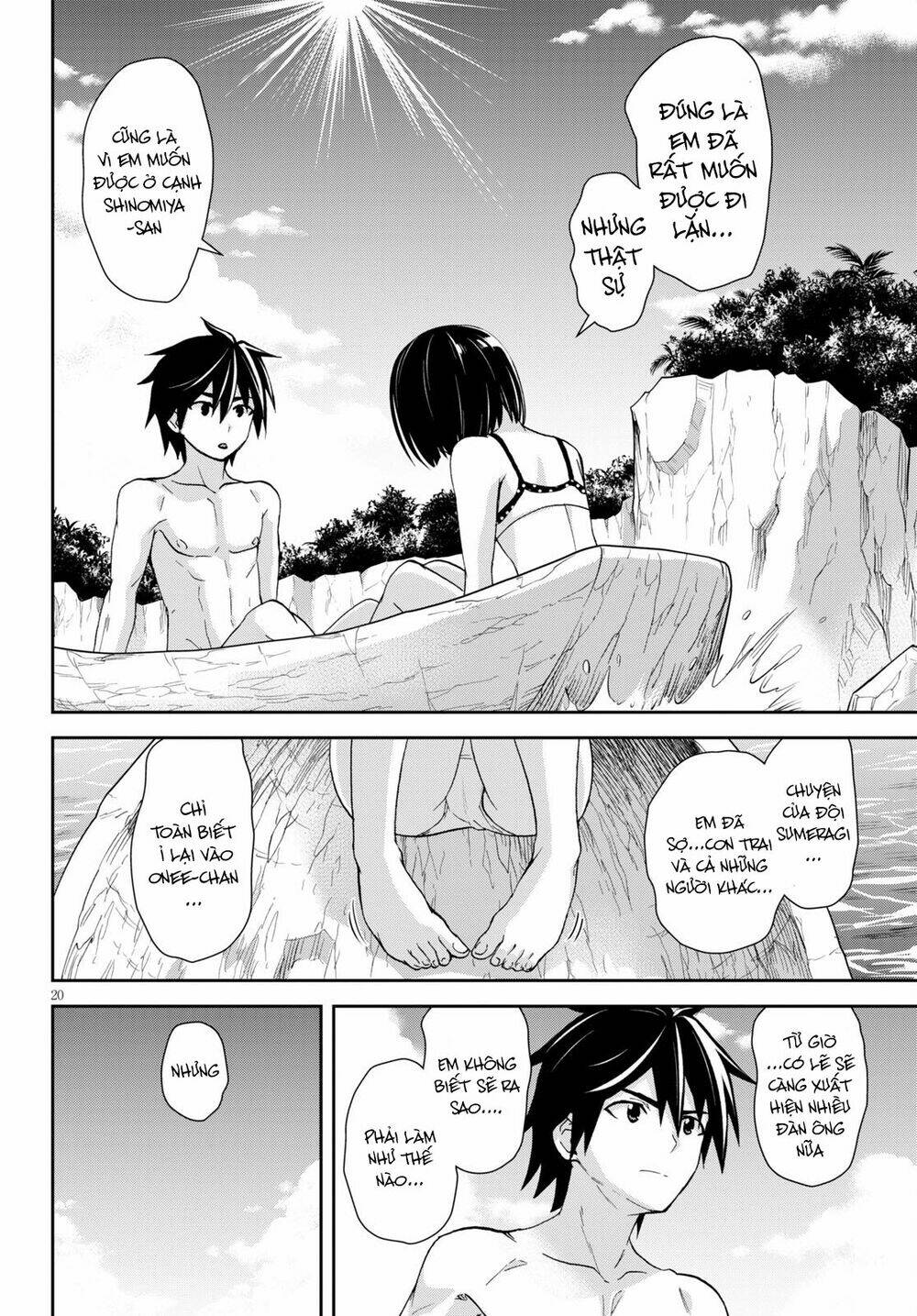 Gakkou No Minna To Isekai No Mujintou Ni Tenishitakedo Ore Dake Rakushou Desu Chương 13 Ảnh 23