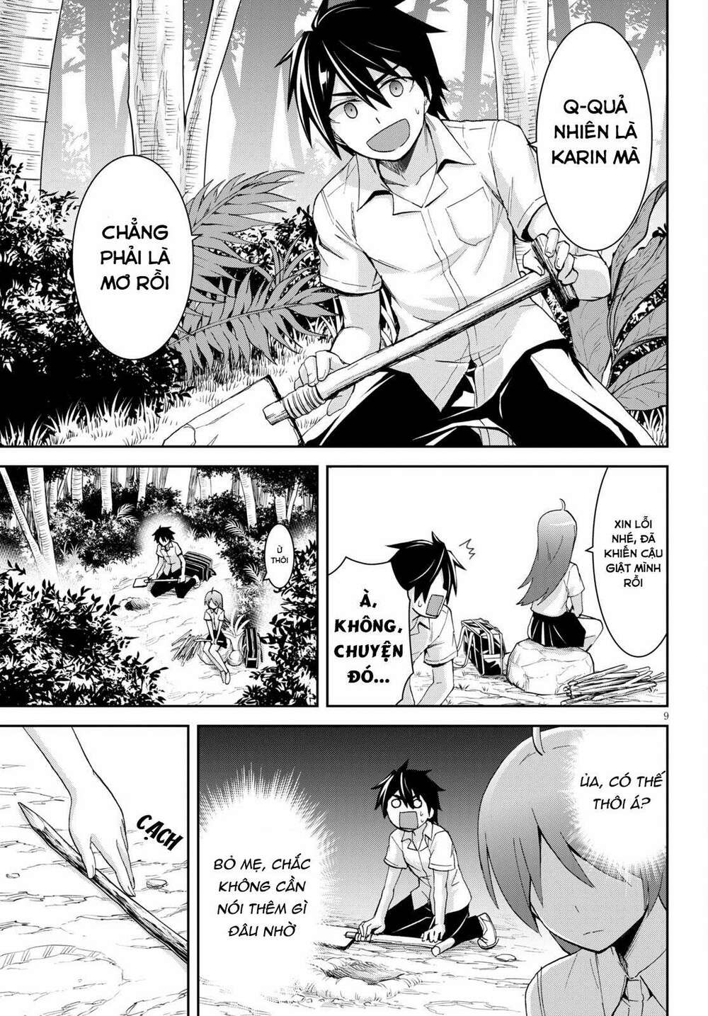 Gakkou No Minna To Isekai No Mujintou Ni Tenishitakedo Ore Dake Rakushou Desu Chương 9 Ảnh 12