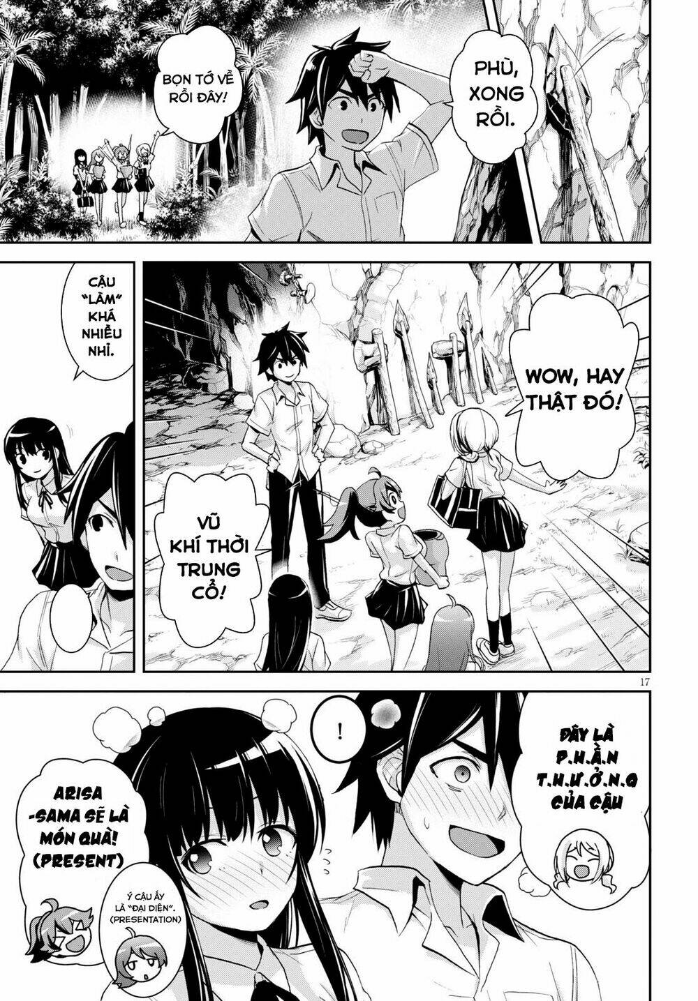 Gakkou No Minna To Isekai No Mujintou Ni Tenishitakedo Ore Dake Rakushou Desu Chương 5 Ảnh 20