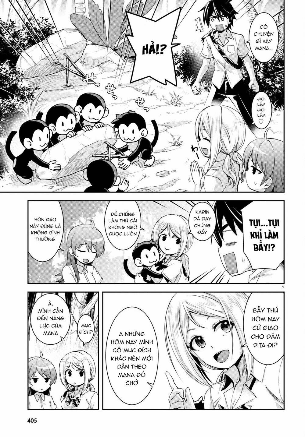 Gakkou No Minna To Isekai No Mujintou Ni Tenishitakedo Ore Dake Rakushou Desu Chương 14 Ảnh 9