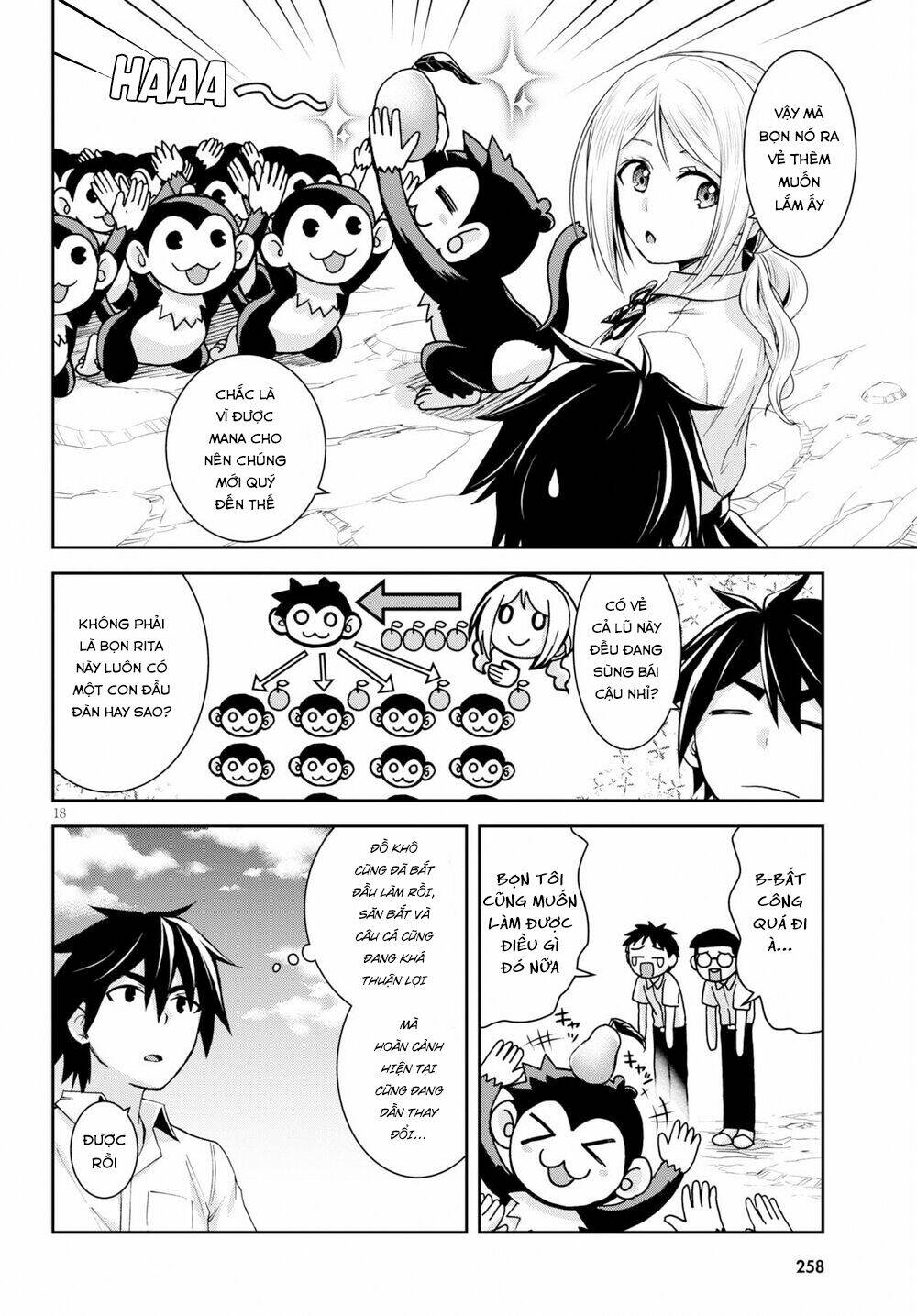 Gakkou No Minna To Isekai No Mujintou Ni Tenishitakedo Ore Dake Rakushou Desu Chương 12 Ảnh 21