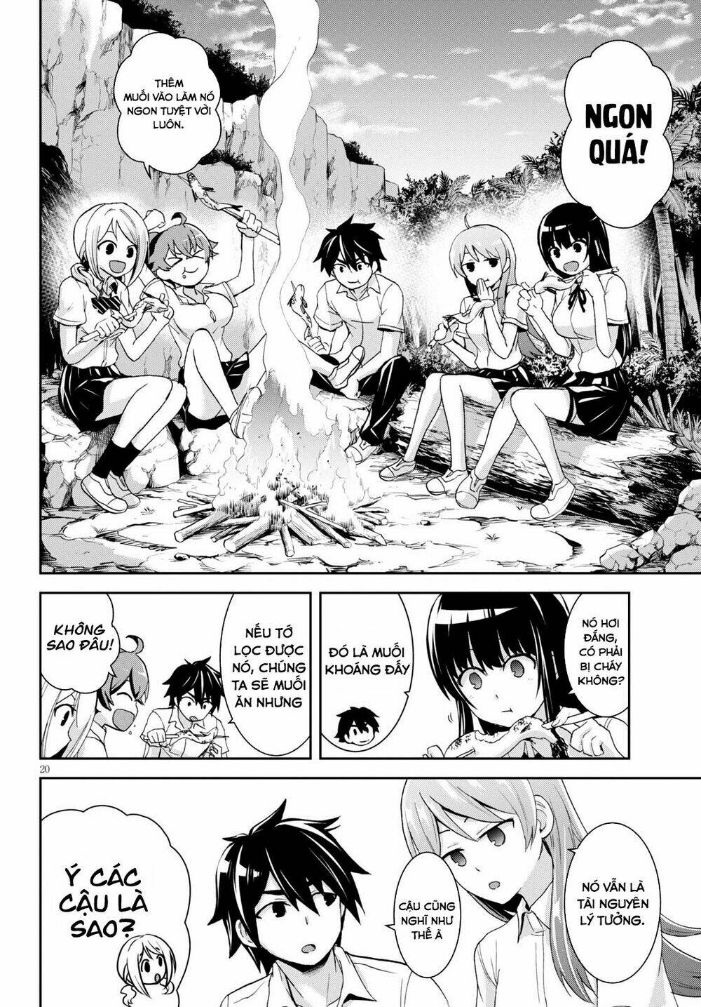 Gakkou No Minna To Isekai No Mujintou Ni Tenishitakedo Ore Dake Rakushou Desu Chương 5 Ảnh 23