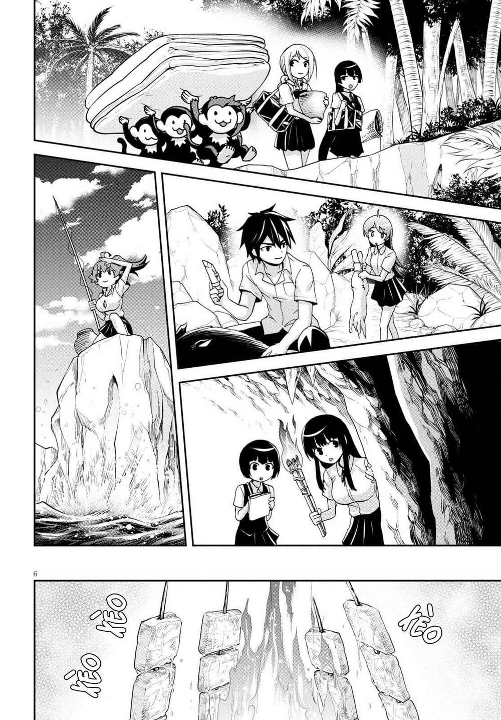 Gakkou No Minna To Isekai No Mujintou Ni Tenishitakedo Ore Dake Rakushou Desu Chương 11 Ảnh 9