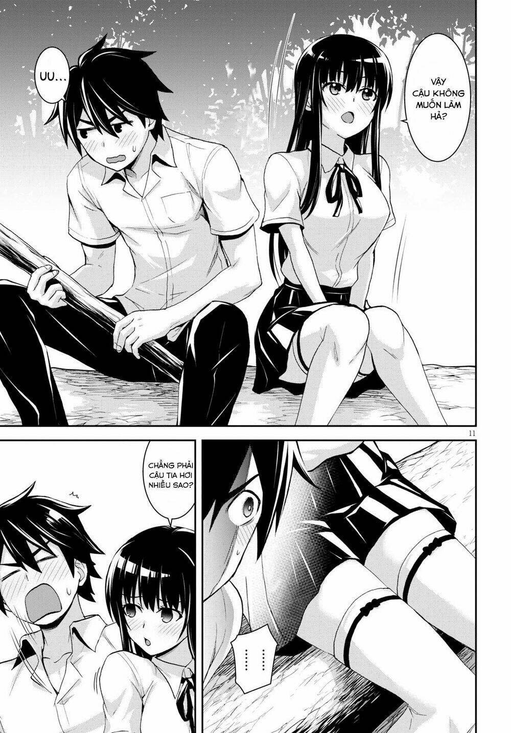 Gakkou No Minna To Isekai No Mujintou Ni Tenishitakedo Ore Dake Rakushou Desu Chương 5 Ảnh 14