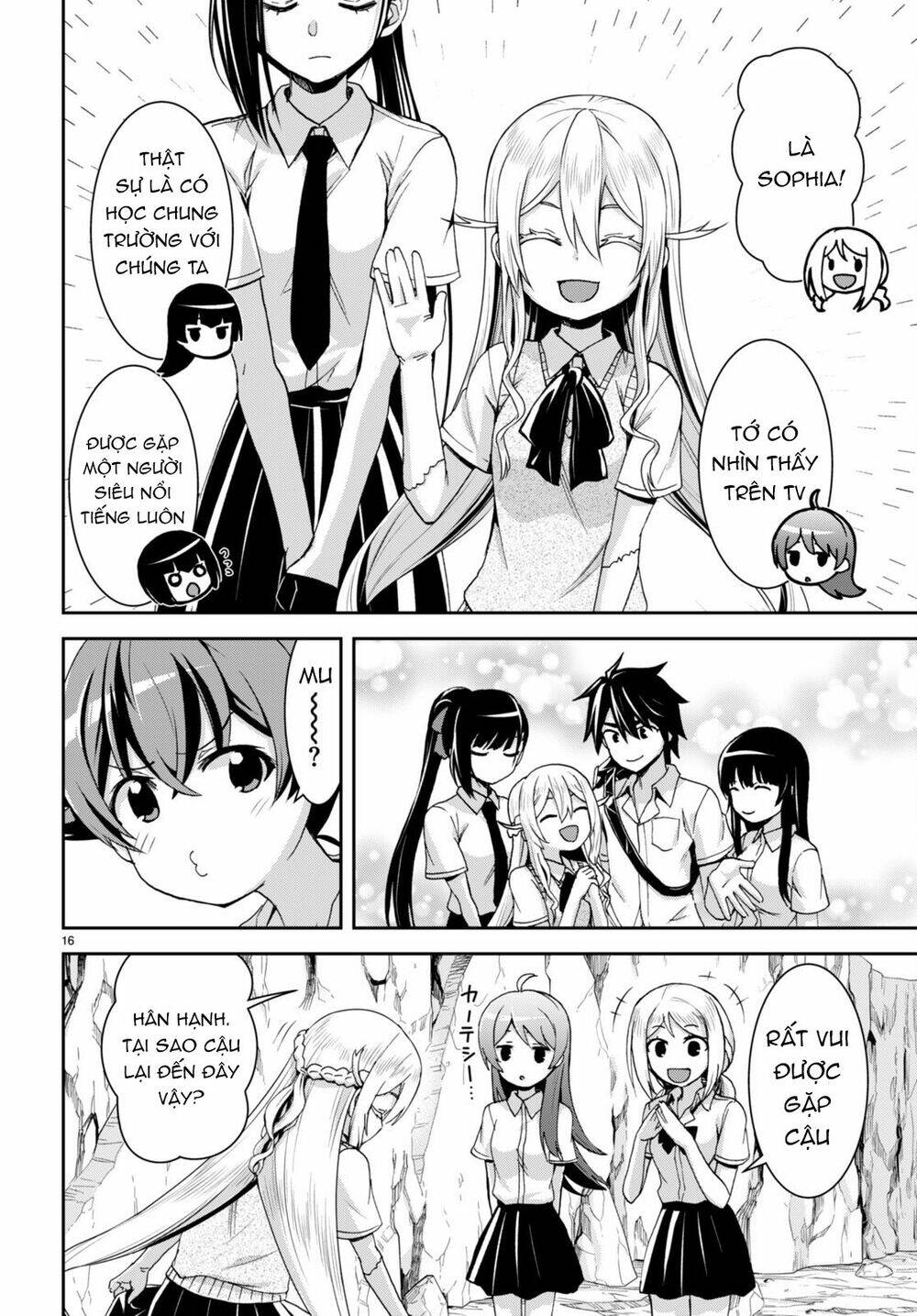 Gakkou No Minna To Isekai No Mujintou Ni Tenishitakedo Ore Dake Rakushou Desu Chương 16 Ảnh 18