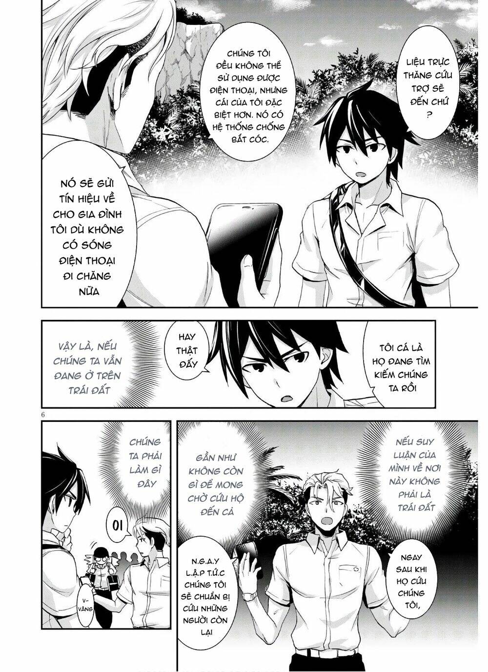 Gakkou No Minna To Isekai No Mujintou Ni Tenishitakedo Ore Dake Rakushou Desu Chương 3 Ảnh 9