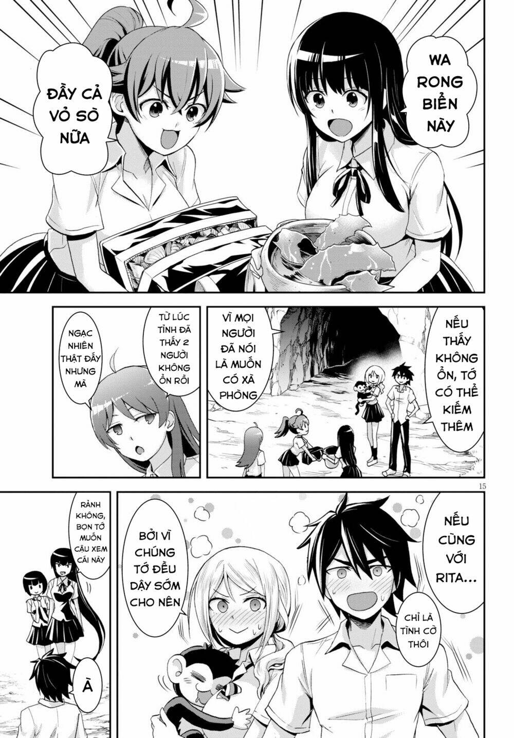 Gakkou No Minna To Isekai No Mujintou Ni Tenishitakedo Ore Dake Rakushou Desu Chương 7 Ảnh 21