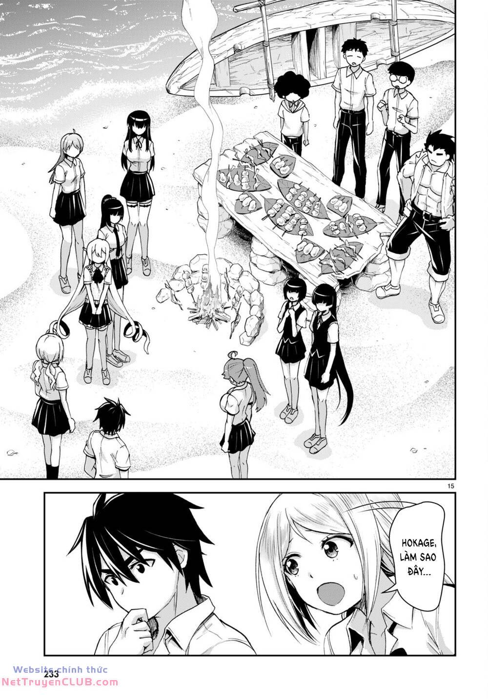 Gakkou No Minna To Isekai No Mujintou Ni Tenishitakedo Ore Dake Rakushou Desu Chương 25 Ảnh 22