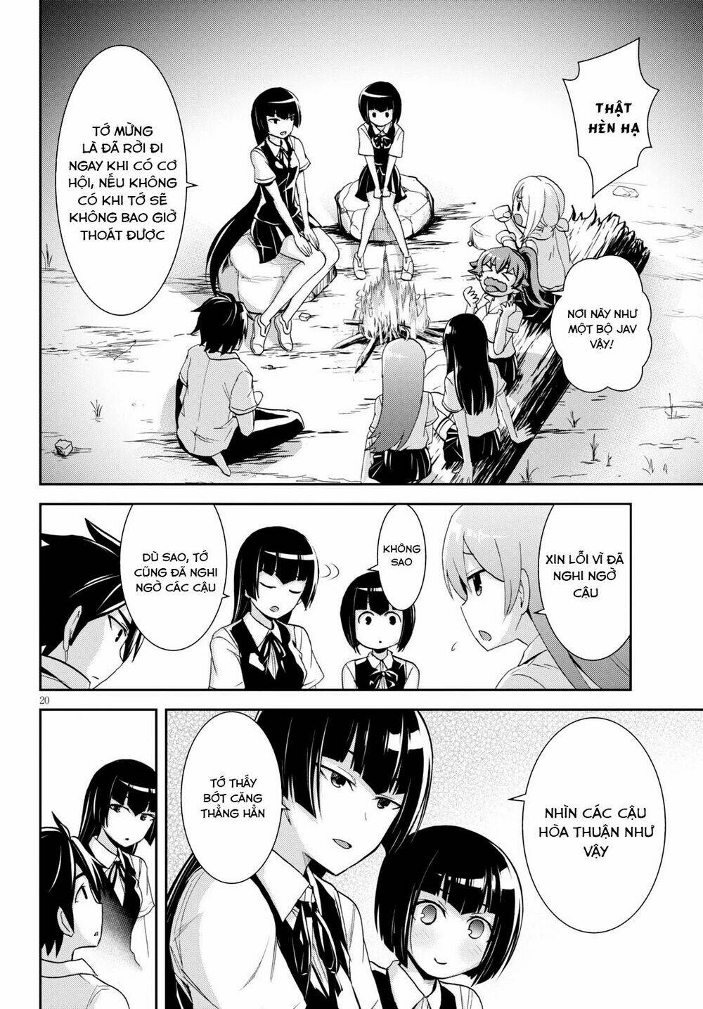 Gakkou No Minna To Isekai No Mujintou Ni Tenishitakedo Ore Dake Rakushou Desu Chương 6 Ảnh 25