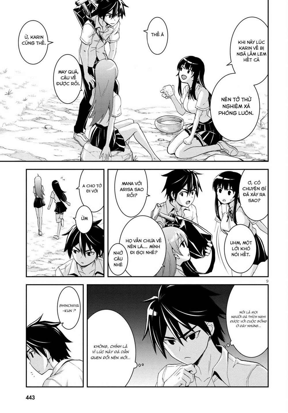 Gakkou No Minna To Isekai No Mujintou Ni Tenishitakedo Ore Dake Rakushou Desu Chương 10 Ảnh 12