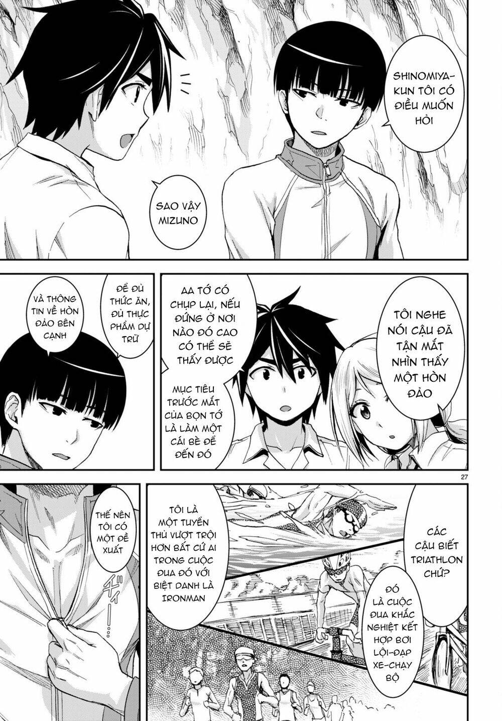 Gakkou No Minna To Isekai No Mujintou Ni Tenishitakedo Ore Dake Rakushou Desu Chương 16 Ảnh 29