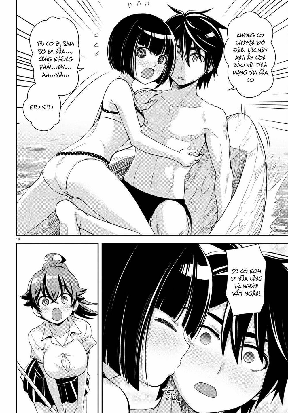 Gakkou No Minna To Isekai No Mujintou Ni Tenishitakedo Ore Dake Rakushou Desu Chương 13 Ảnh 21