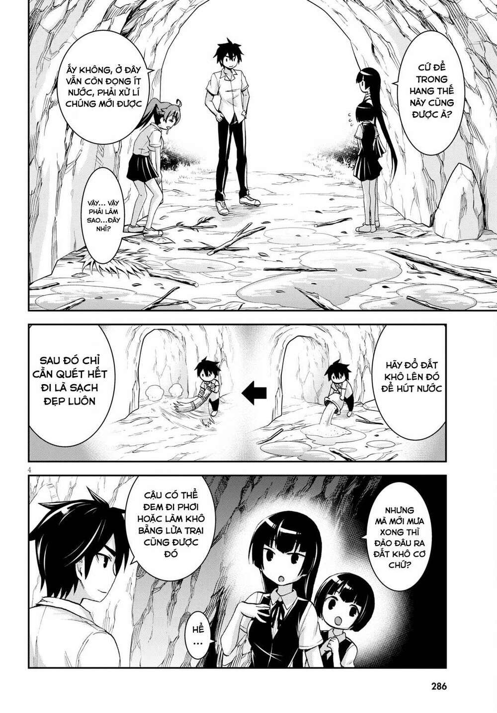 Gakkou No Minna To Isekai No Mujintou Ni Tenishitakedo Ore Dake Rakushou Desu Chương 9 Ảnh 7