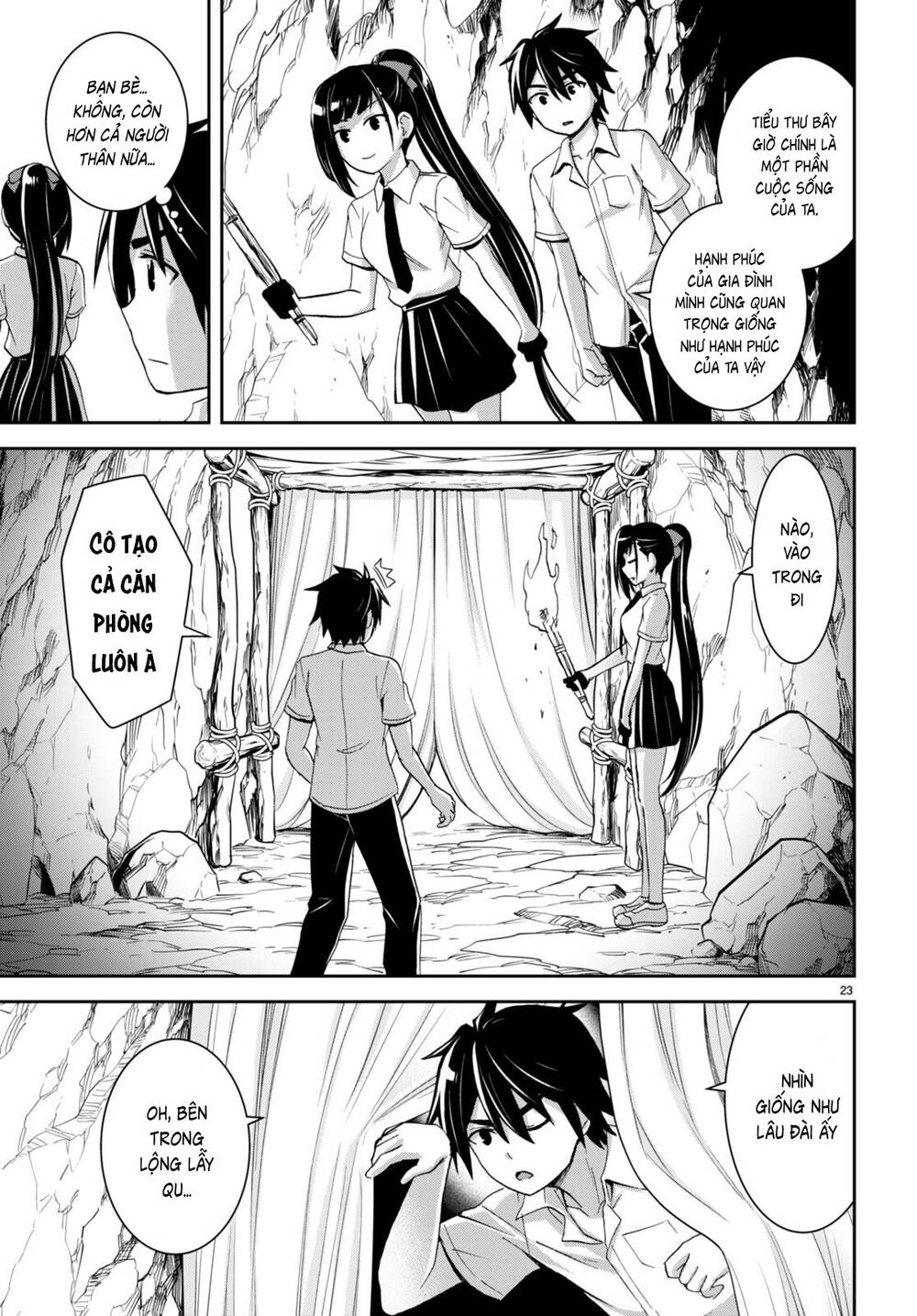 Gakkou No Minna To Isekai No Mujintou Ni Tenishitakedo Ore Dake Rakushou Desu Chương 18 Ảnh 24