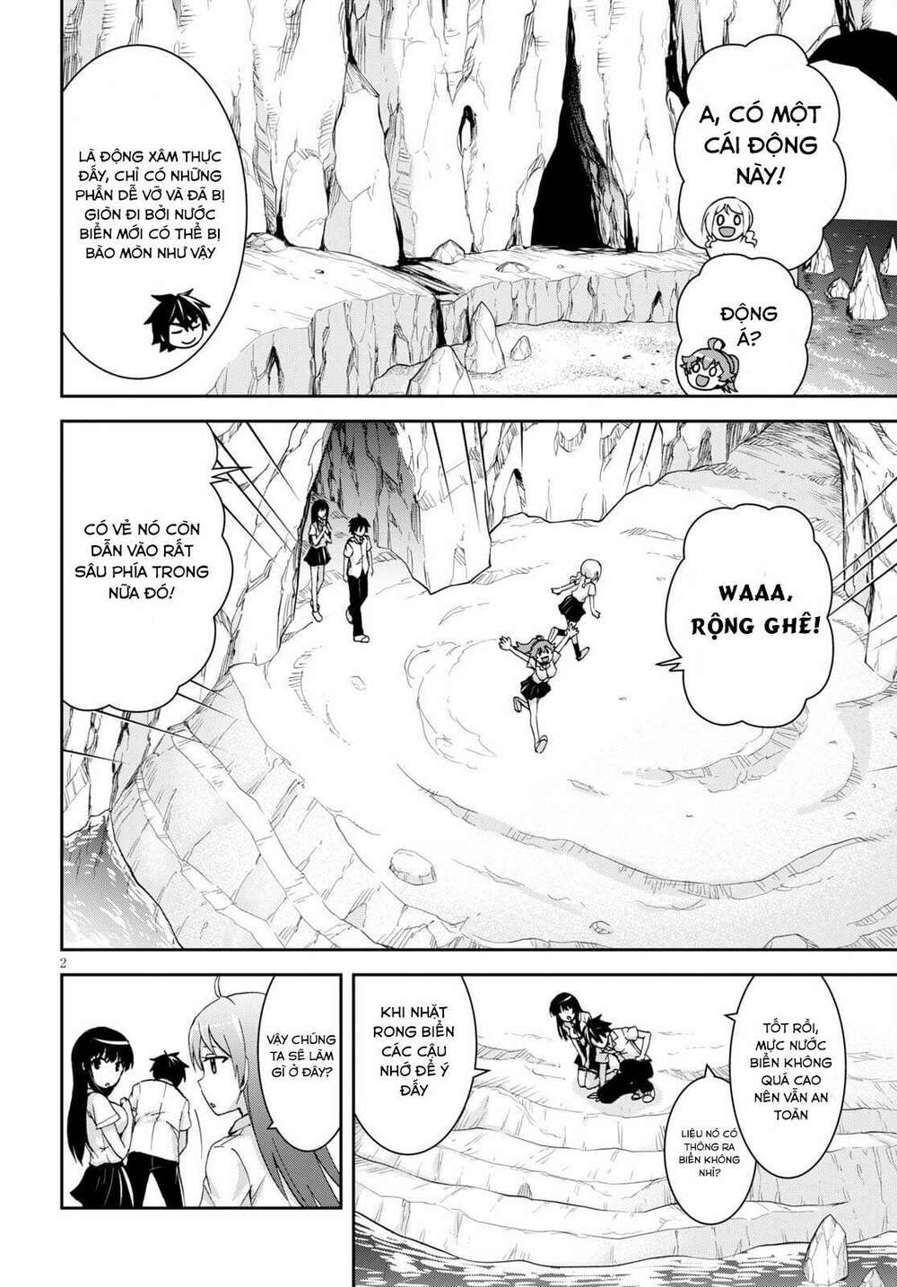 Gakkou No Minna To Isekai No Mujintou Ni Tenishitakedo Ore Dake Rakushou Desu Chương 11 Ảnh 5