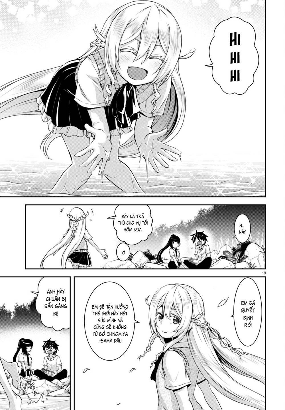 Gakkou No Minna To Isekai No Mujintou Ni Tenishitakedo Ore Dake Rakushou Desu Chương 19 Ảnh 21