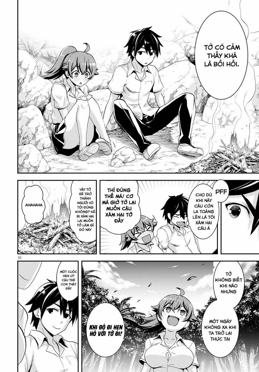 Gakkou No Minna To Isekai No Mujintou Ni Tenishitakedo Ore Dake Rakushou Desu Chương 4 Ảnh 19