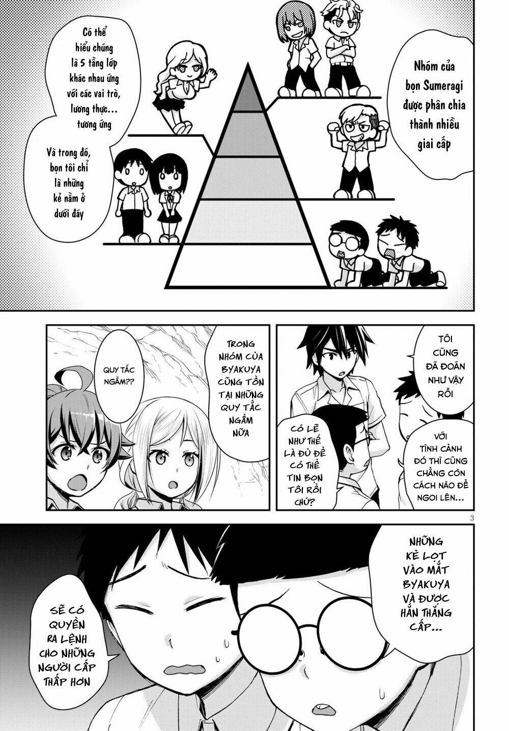 Gakkou No Minna To Isekai No Mujintou Ni Tenishitakedo Ore Dake Rakushou Desu Chương 12 Ảnh 6