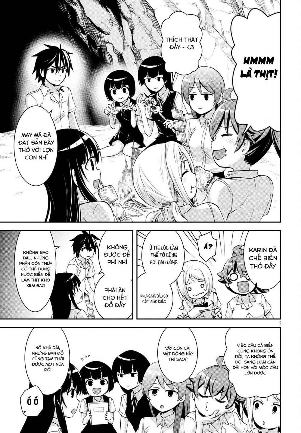 Gakkou No Minna To Isekai No Mujintou Ni Tenishitakedo Ore Dake Rakushou Desu Chương 11 Ảnh 10