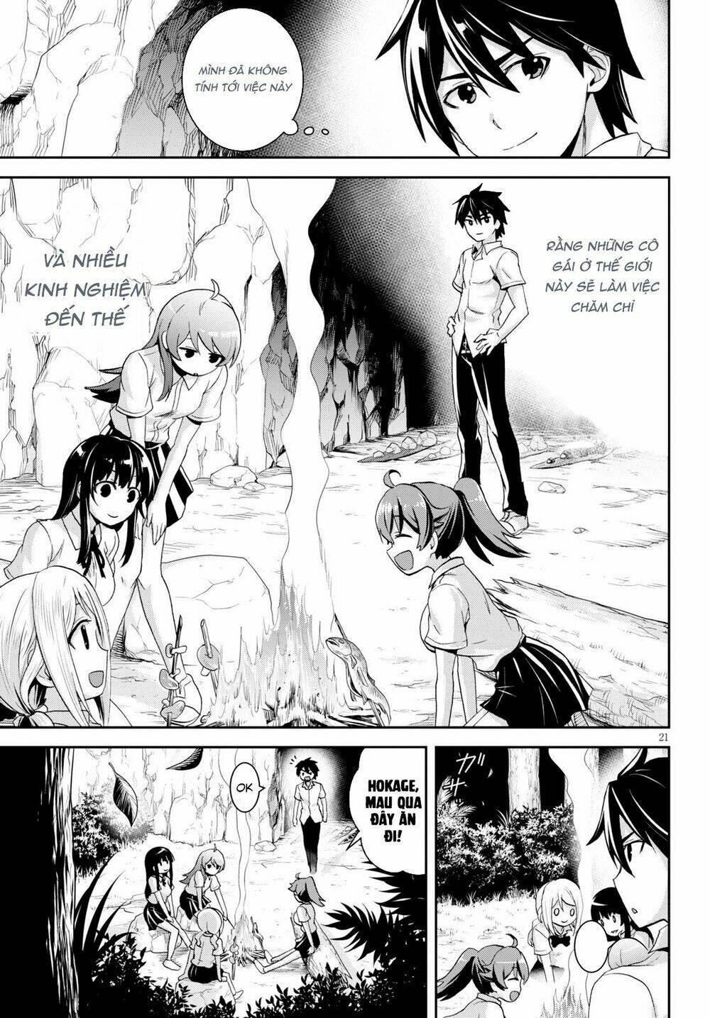 Gakkou No Minna To Isekai No Mujintou Ni Tenishitakedo Ore Dake Rakushou Desu Chương 4 Ảnh 23