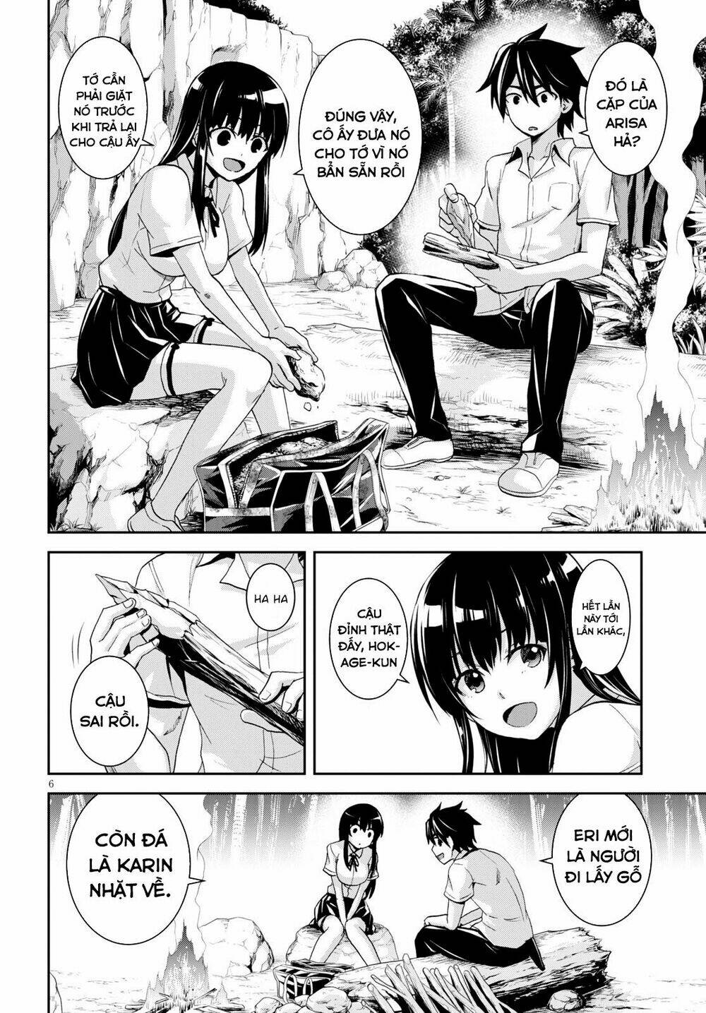 Gakkou No Minna To Isekai No Mujintou Ni Tenishitakedo Ore Dake Rakushou Desu Chương 5 Ảnh 9
