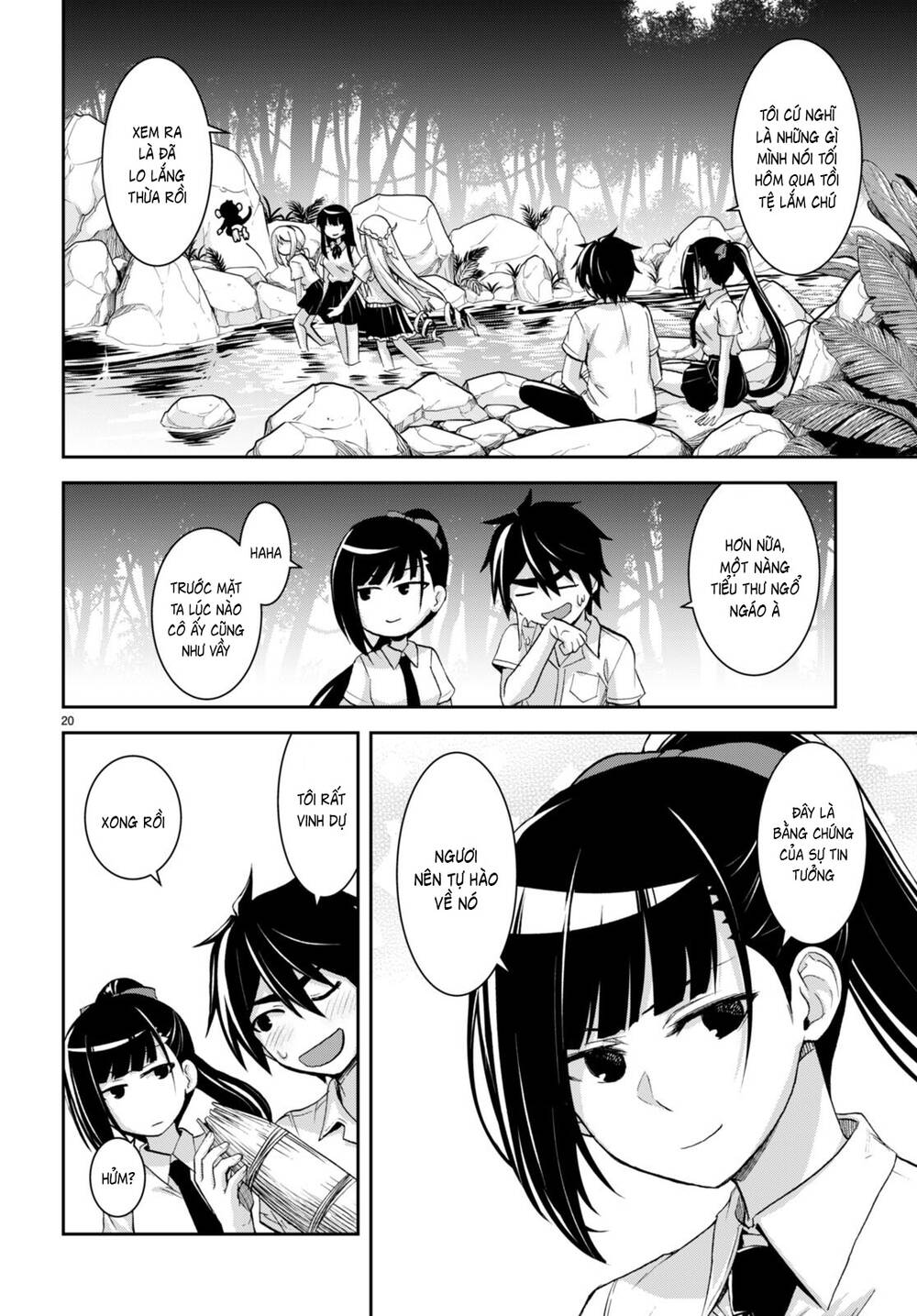 Gakkou No Minna To Isekai No Mujintou Ni Tenishitakedo Ore Dake Rakushou Desu Chương 19 Ảnh 22