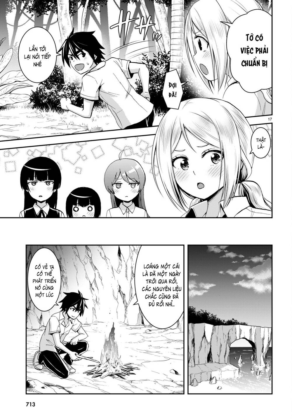 Gakkou No Minna To Isekai No Mujintou Ni Tenishitakedo Ore Dake Rakushou Desu Chương 18 Ảnh 19