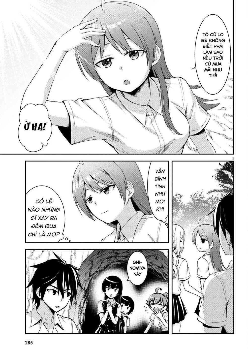Gakkou No Minna To Isekai No Mujintou Ni Tenishitakedo Ore Dake Rakushou Desu Chương 9 Ảnh 6
