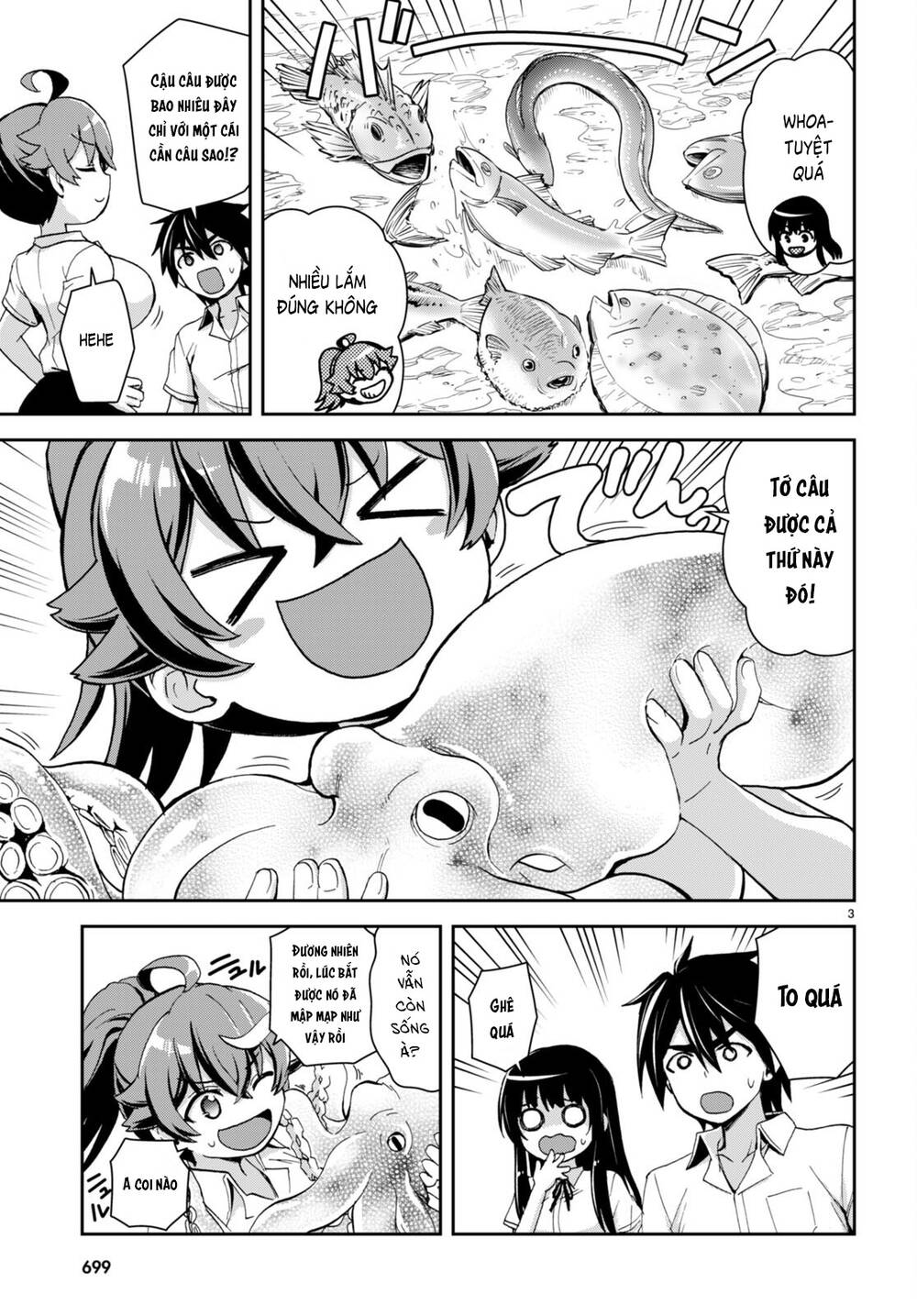 Gakkou No Minna To Isekai No Mujintou Ni Tenishitakedo Ore Dake Rakushou Desu Chương 18 Ảnh 5