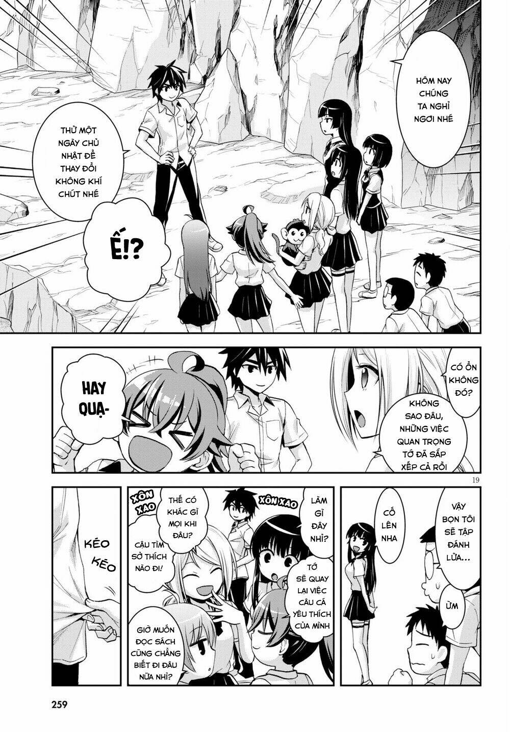 Gakkou No Minna To Isekai No Mujintou Ni Tenishitakedo Ore Dake Rakushou Desu Chương 12 Ảnh 22