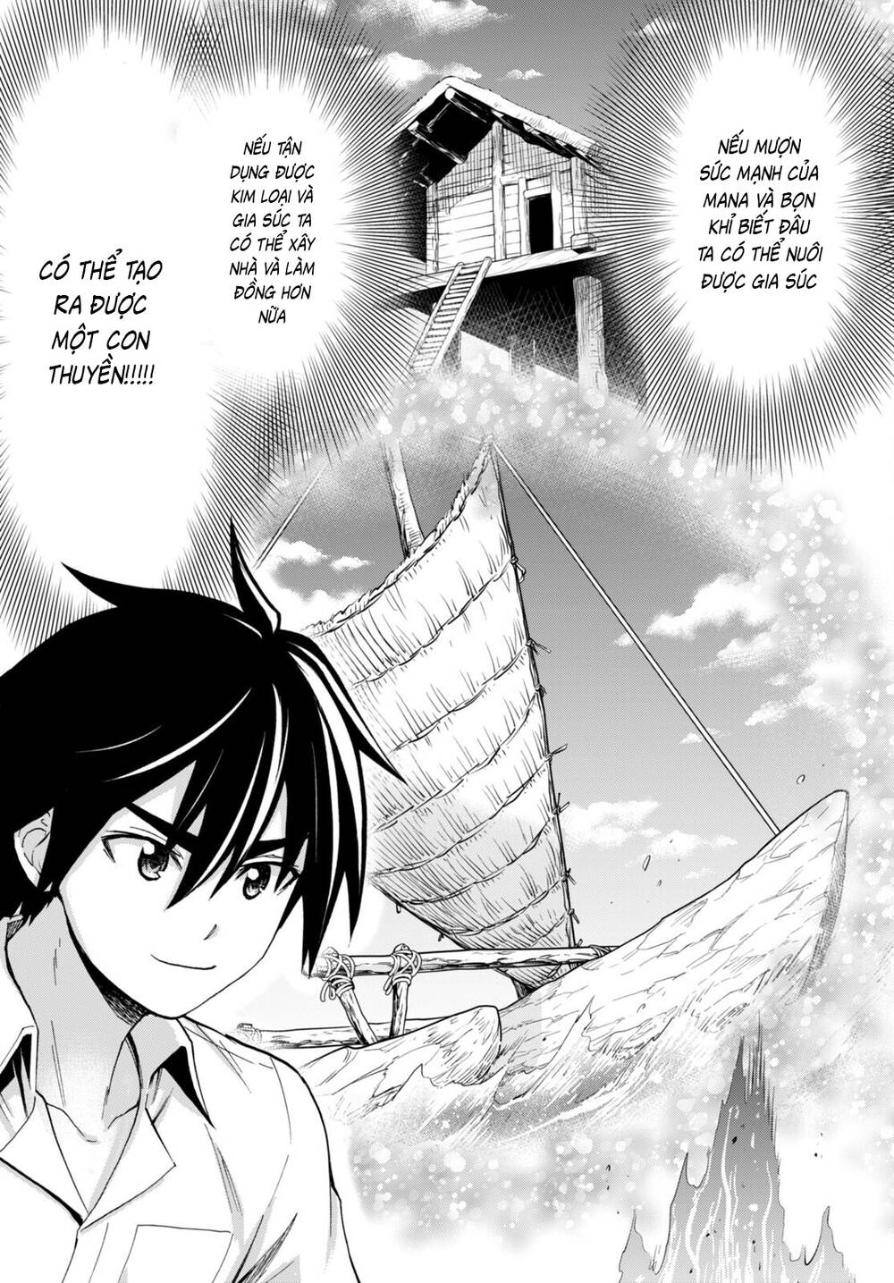 Gakkou No Minna To Isekai No Mujintou Ni Tenishitakedo Ore Dake Rakushou Desu Chương 18 Ảnh 21