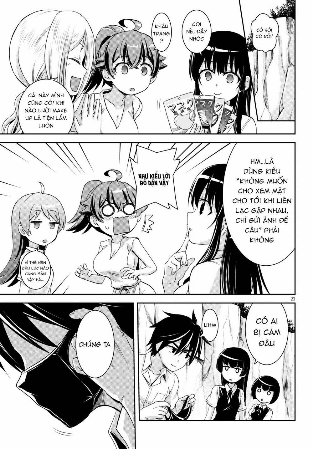 Gakkou No Minna To Isekai No Mujintou Ni Tenishitakedo Ore Dake Rakushou Desu Chương 14 Ảnh 25