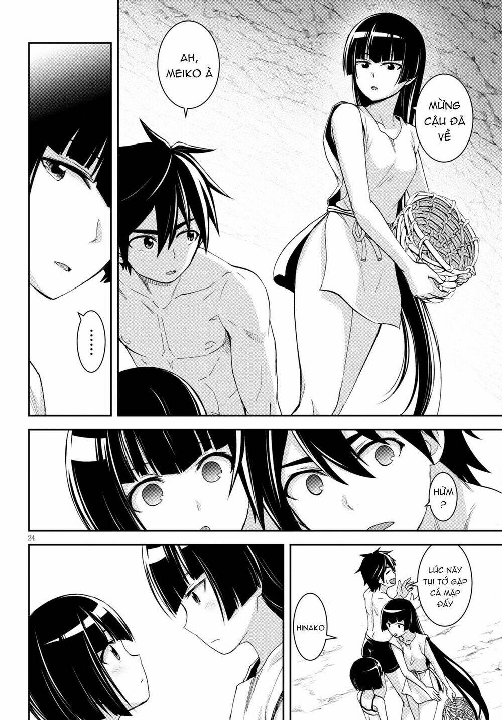 Gakkou No Minna To Isekai No Mujintou Ni Tenishitakedo Ore Dake Rakushou Desu Chương 13 Ảnh 27