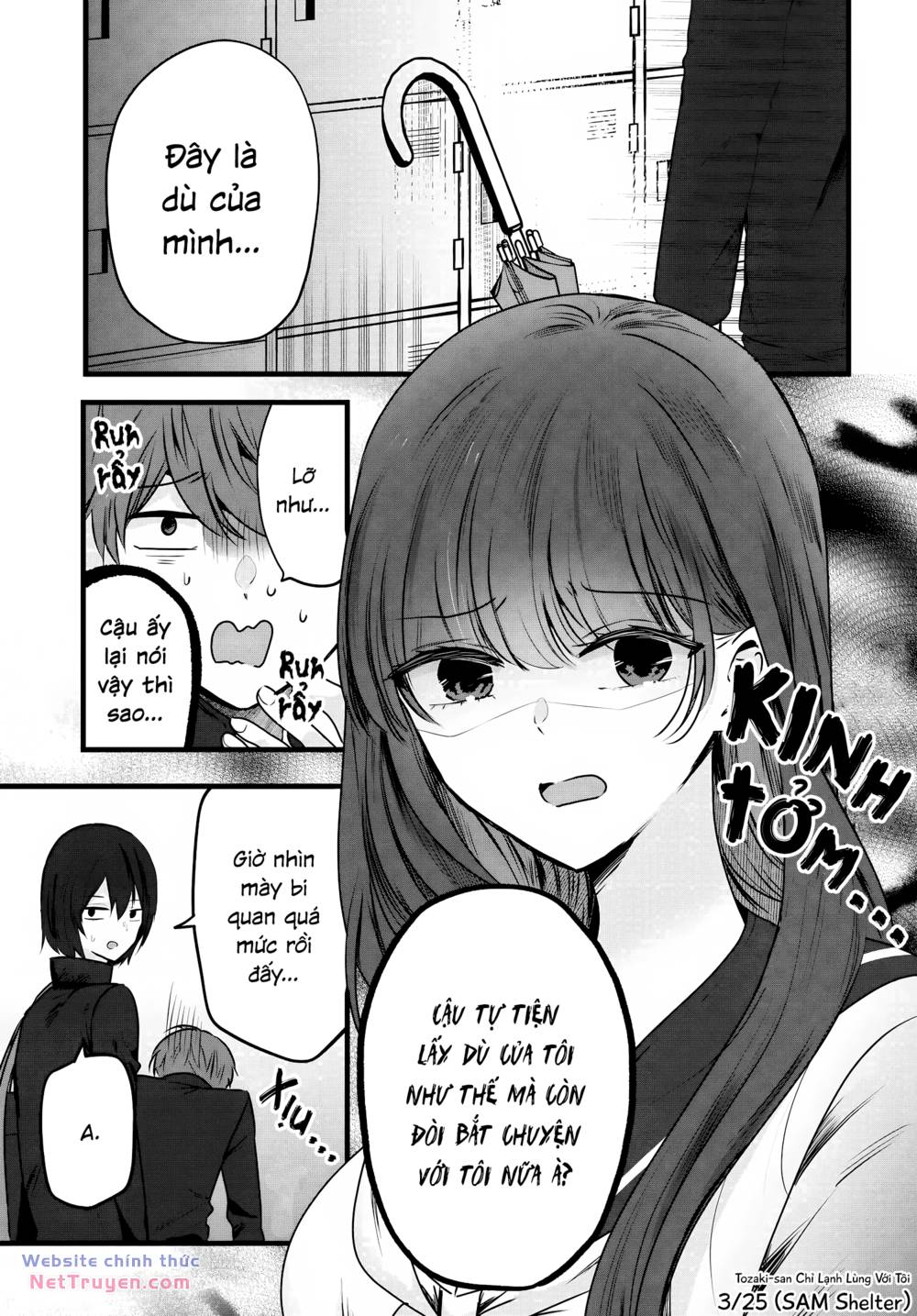 Tozaki-San Chỉ Lạnh Lùng Với Tôi Chương 3 Ảnh 4
