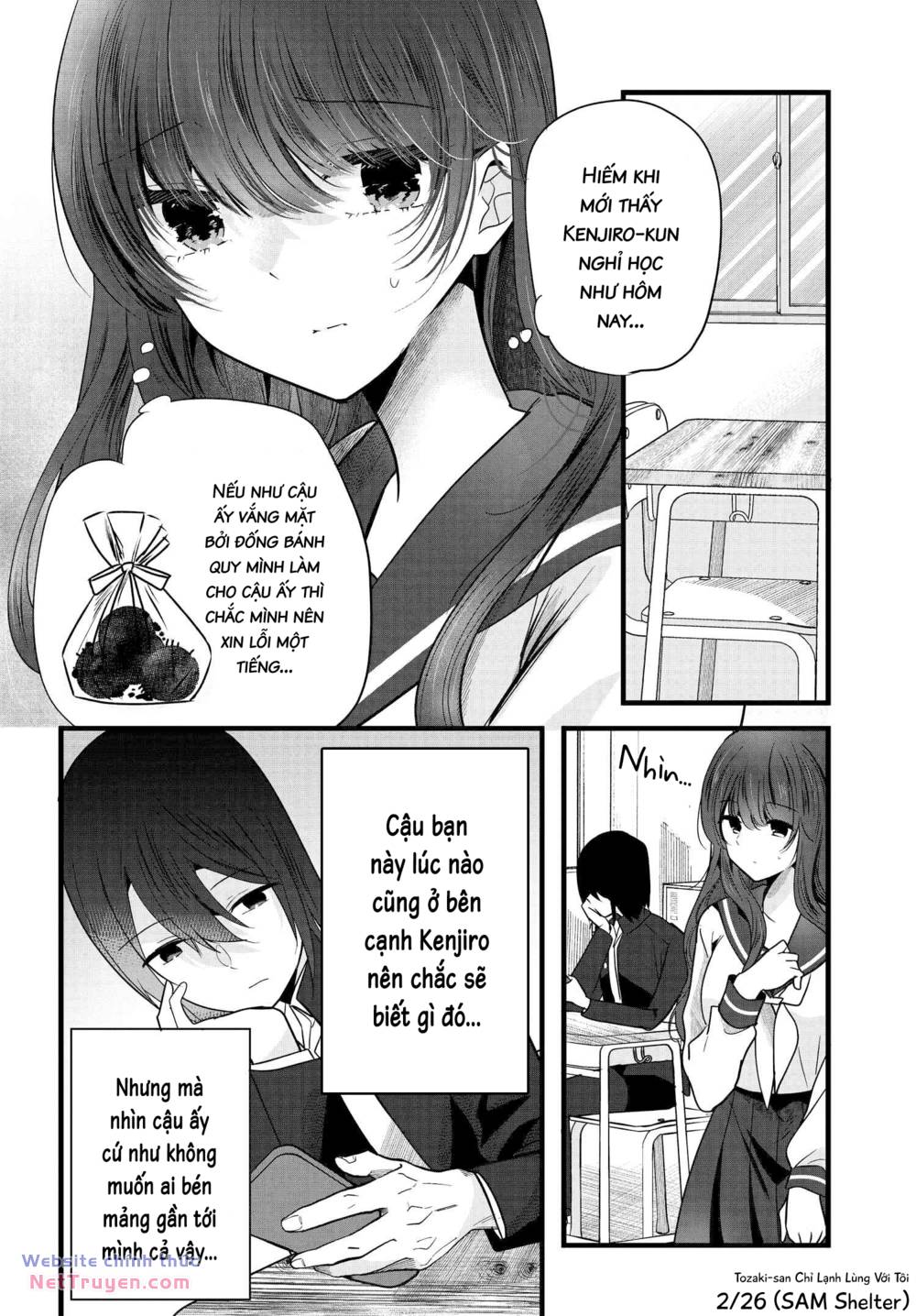 Tozaki-San Chỉ Lạnh Lùng Với Tôi Chương 4 Ảnh 3