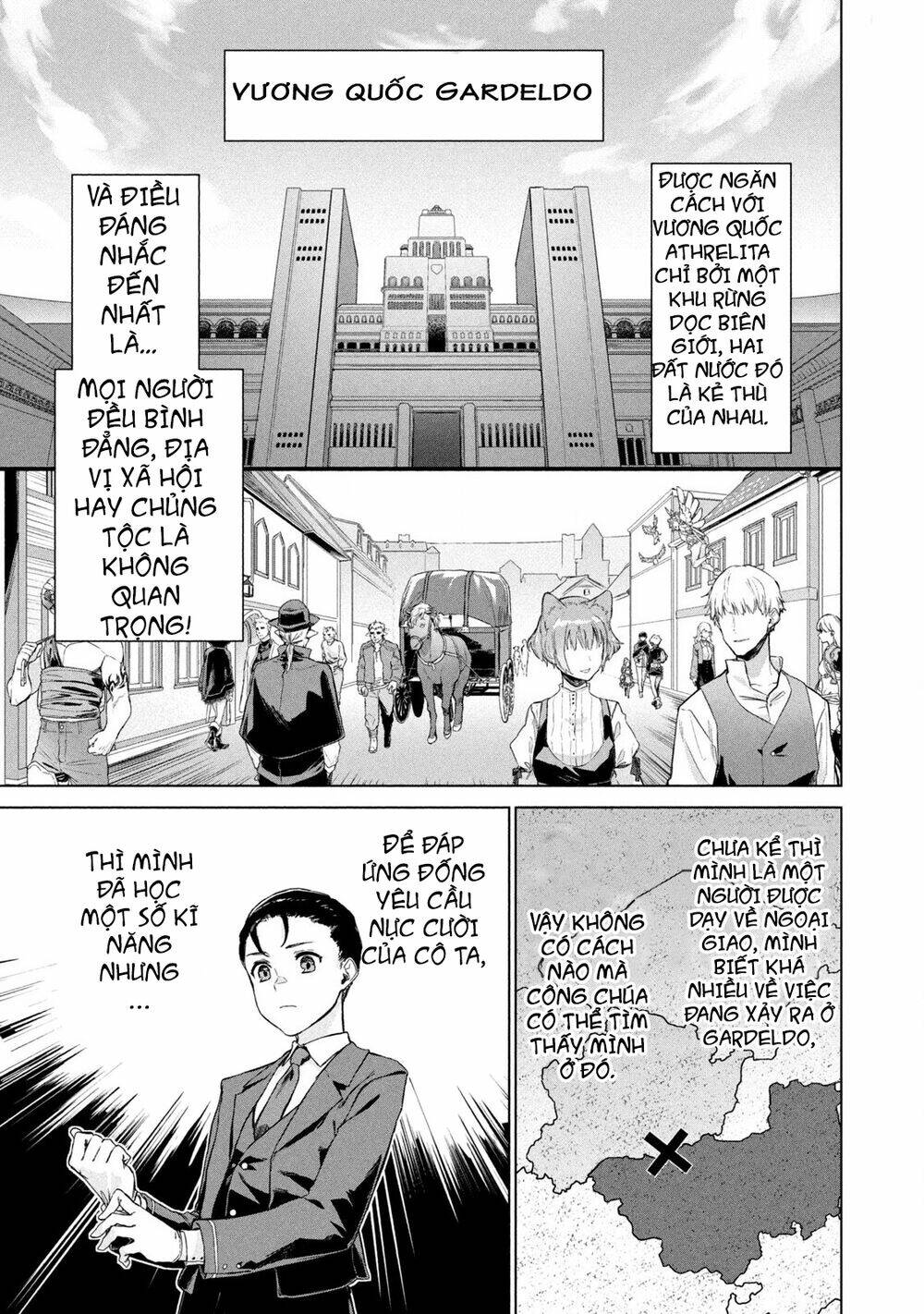 Wagamama Oujo Ni Tsukaeta Bannoushitsuji, Tonari No Teikoku De Saikyou No Gunjin Ni Nariagari Musous Chương 1 Ảnh 15