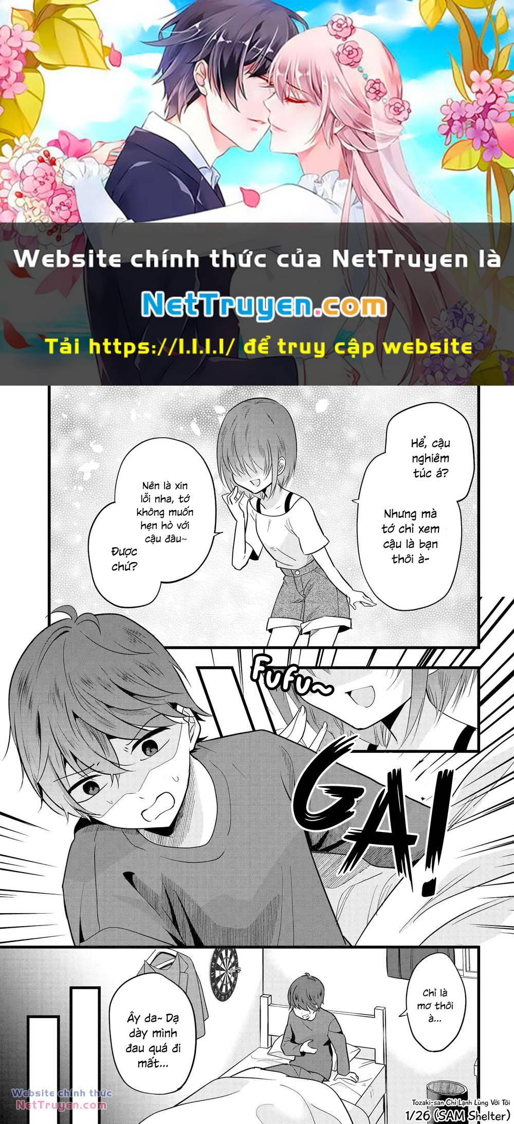Tozaki-San Chỉ Lạnh Lùng Với Tôi Chương 4 Ảnh 2