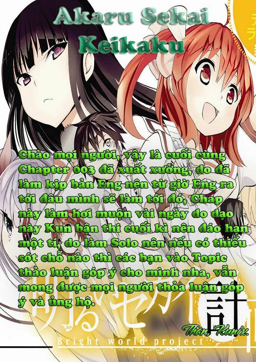 Akarui Sekai Keikaku Chương 3 Ảnh 32