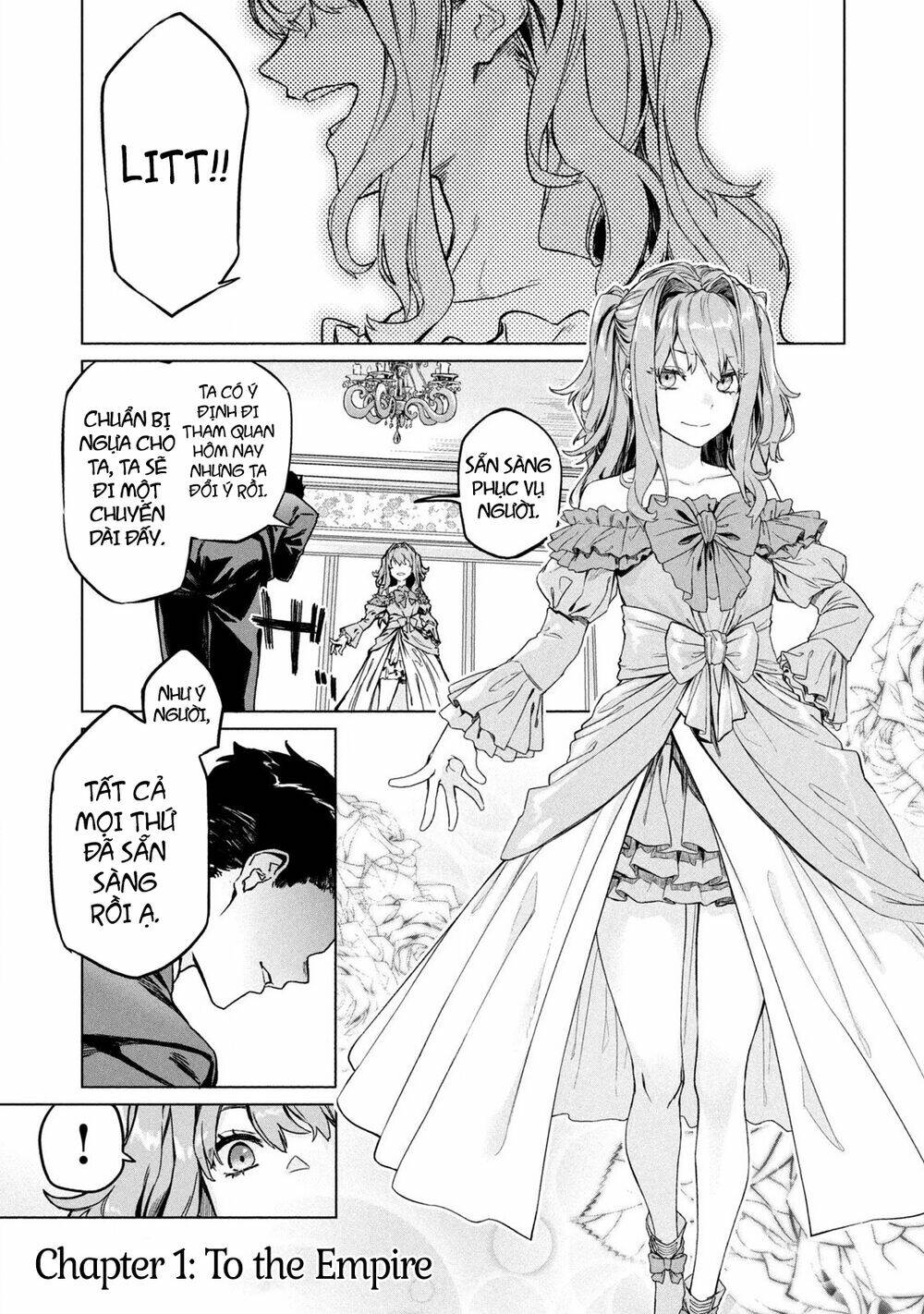 Wagamama Oujo Ni Tsukaeta Bannoushitsuji, Tonari No Teikoku De Saikyou No Gunjin Ni Nariagari Musous Chương 1 Ảnh 6