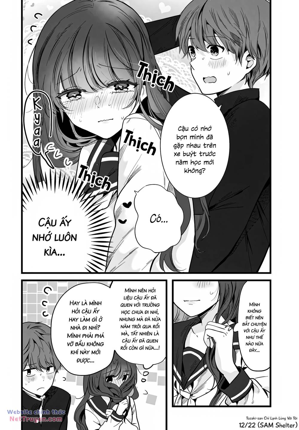 Tozaki-San Chỉ Lạnh Lùng Với Tôi Chương 2 Ảnh 13