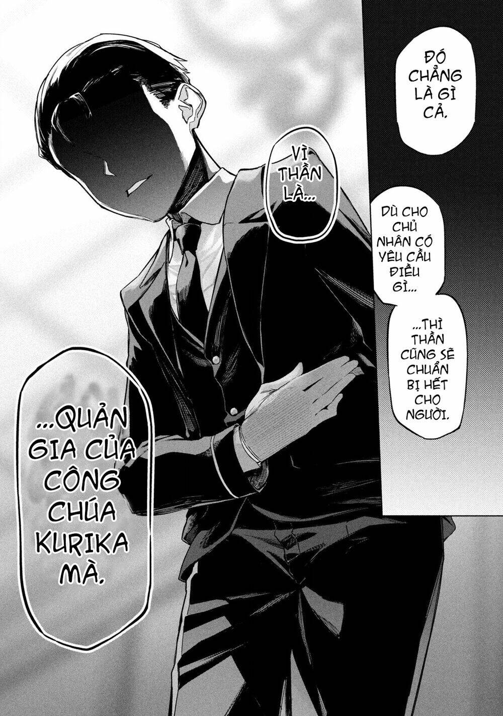 Wagamama Oujo Ni Tsukaeta Bannoushitsuji, Tonari No Teikoku De Saikyou No Gunjin Ni Nariagari Musous Chương 1 Ảnh 9
