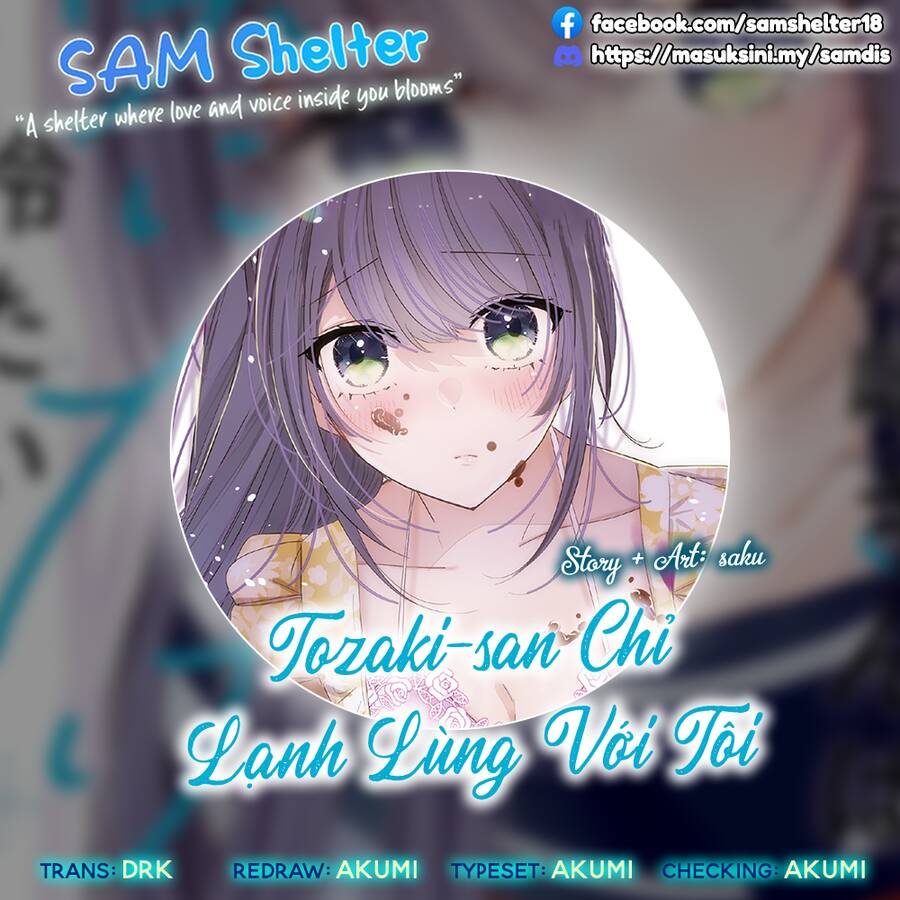 Tozaki-San Chỉ Lạnh Lùng Với Tôi Chương 5 Ảnh 27