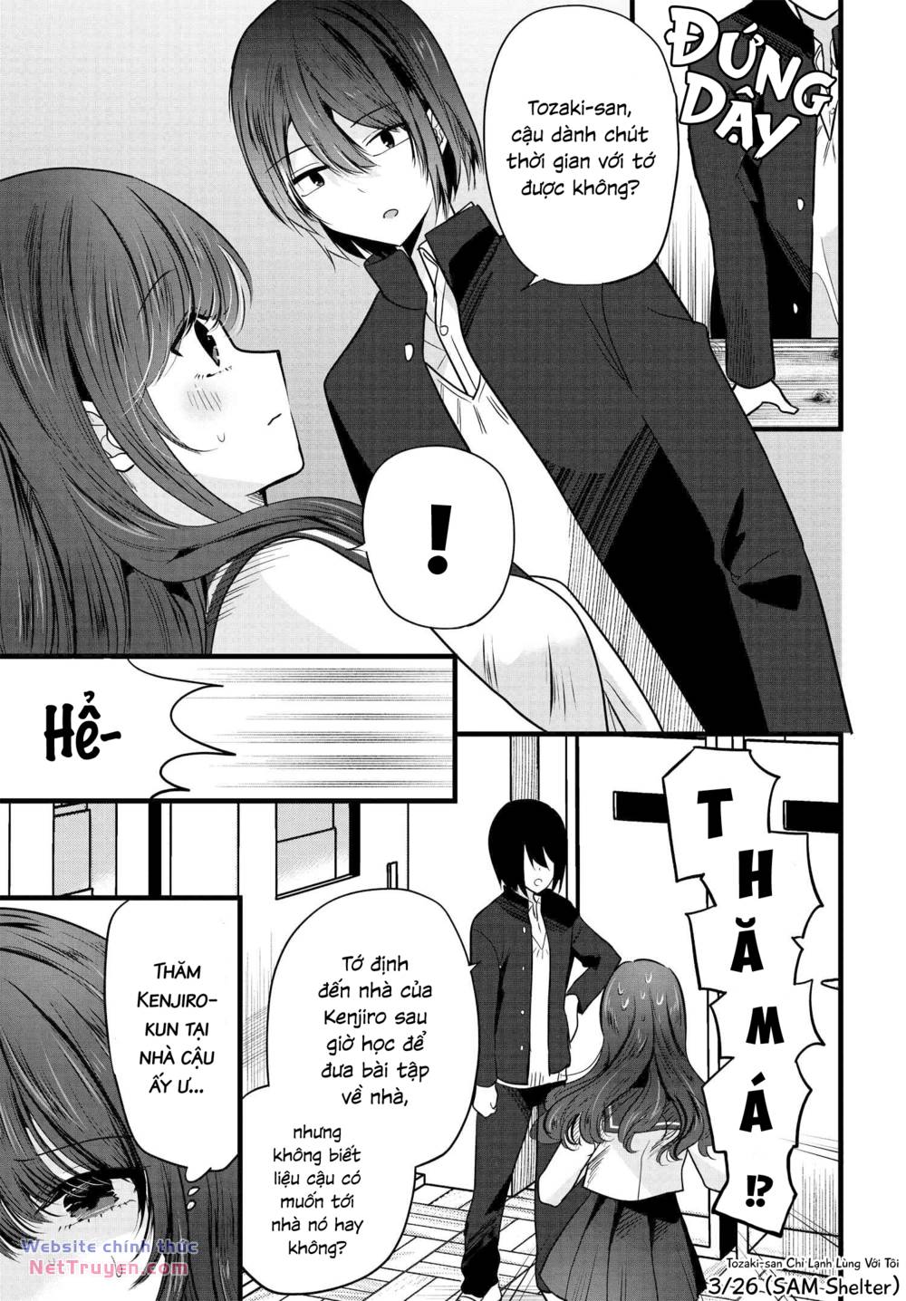 Tozaki-San Chỉ Lạnh Lùng Với Tôi Chương 4 Ảnh 4