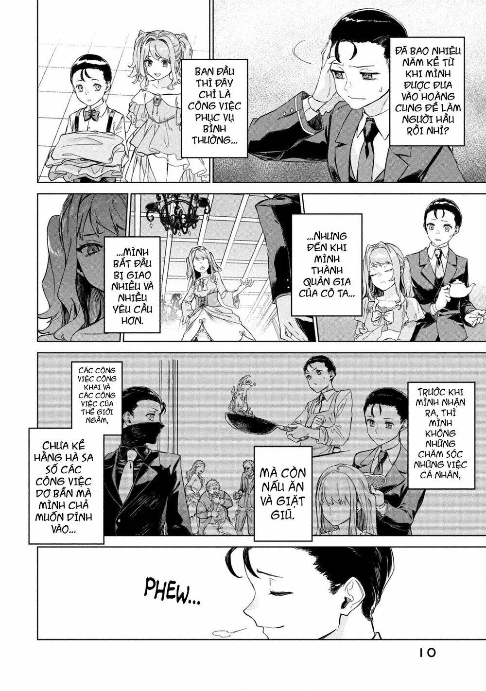 Wagamama Oujo Ni Tsukaeta Bannoushitsuji, Tonari No Teikoku De Saikyou No Gunjin Ni Nariagari Musous Chương 1 Ảnh 13
