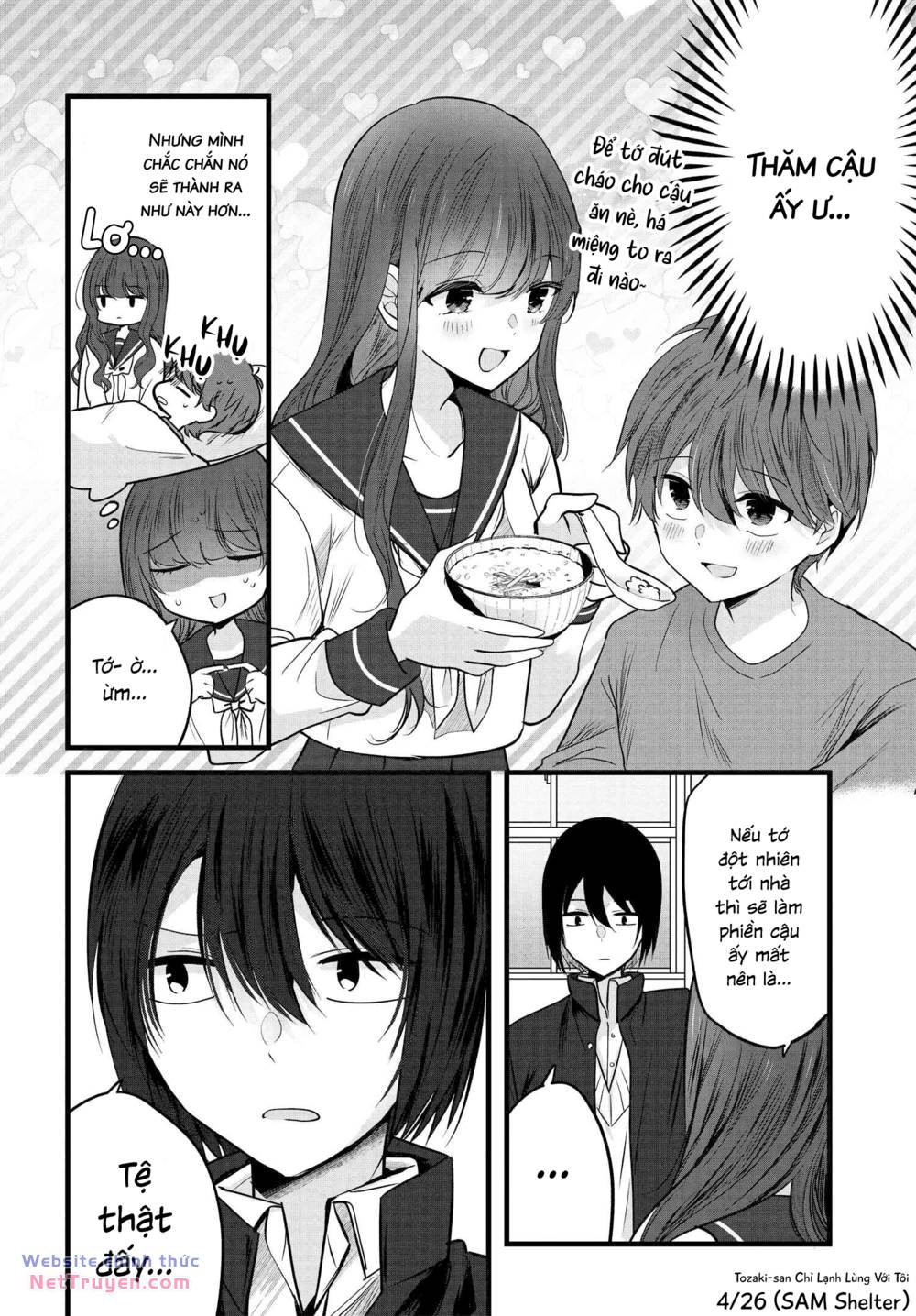 Tozaki-San Chỉ Lạnh Lùng Với Tôi Chương 4 Ảnh 5