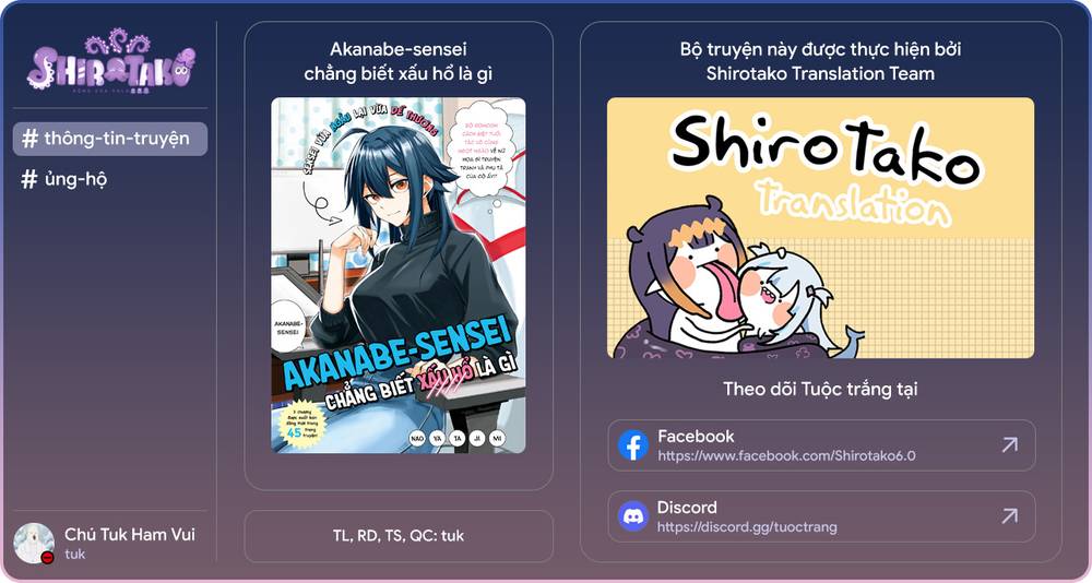 Akanabe-Sensei Chẳng Biết Xấu Hổ Là Gì Chương 7 Ảnh 15