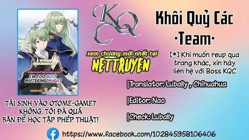 Tái Sinh Vào Otome-Game? Không, Tôi Đã Quá Bận Để Học Tập Phép Thuật! Chương 4 Ảnh 2